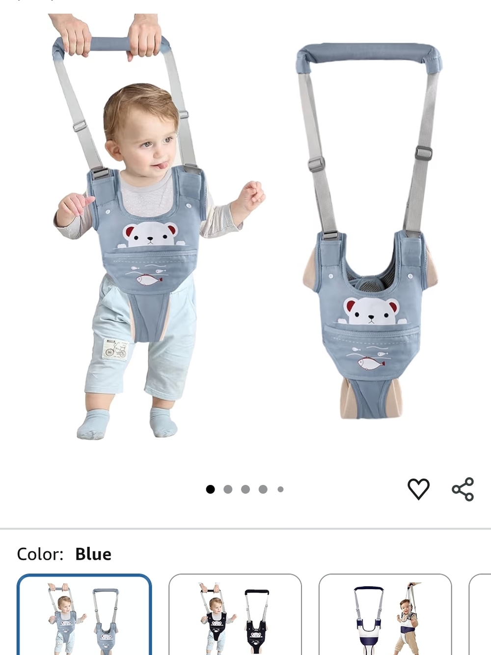 Baby Walking Harness Handheld Baby Walker Assistant